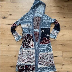 Free People Patterned Cardigan